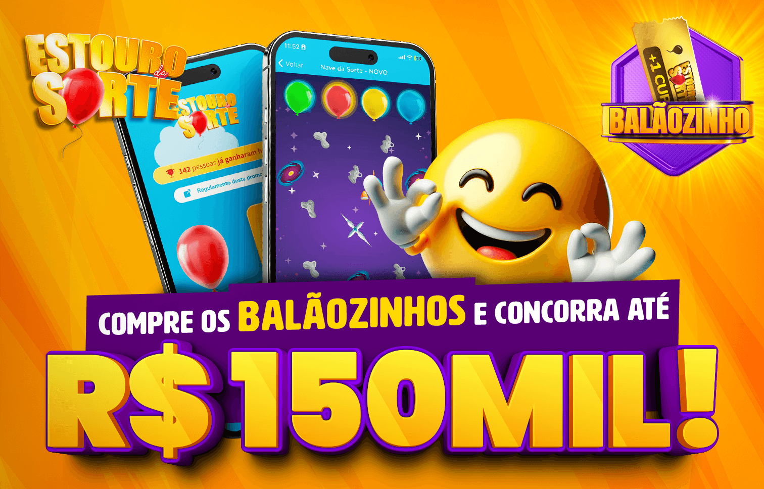 🎈Balãozinho (Estouro da Sorte) — R$3,99