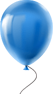 Baloão azul